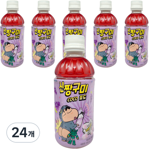 신짱구미 코코포도 340ml, 24개