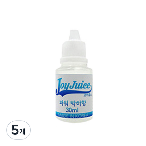 아로마조이 조이쥬스 슬라임 향료 30ml, 5개, 파워박하