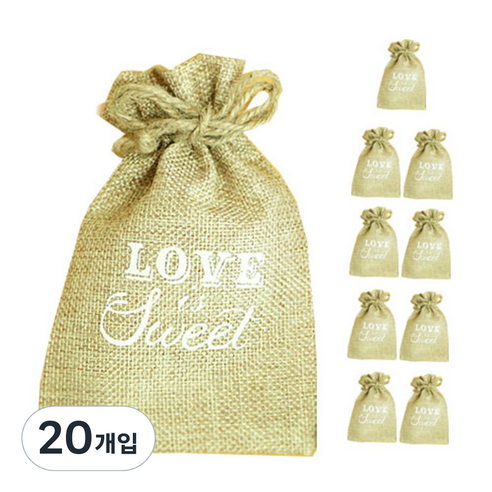 도나앤데코 마소재 향주머니, love, 20개입
