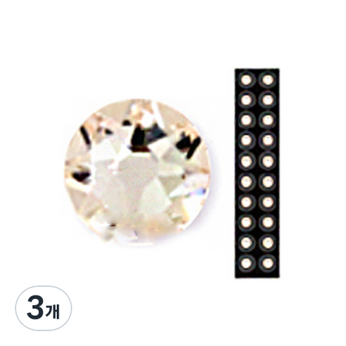 와사비네코 미미츠보 쥬얼리 귀지압패치 L 4.0mm 20p, 실크20pcs_L(4.0mm), 3개