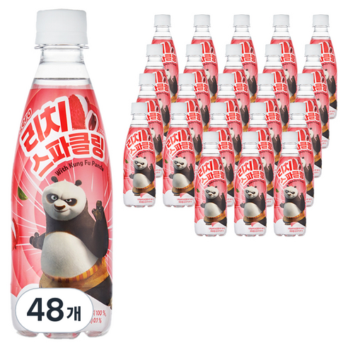 쿵푸팬더 리치 스파클링 제로 탄산음료, 48개, 350ml