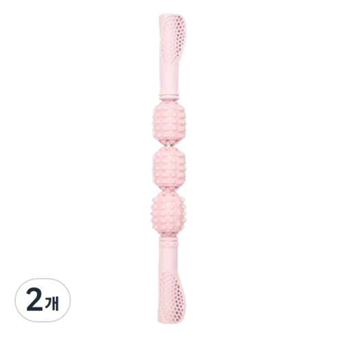 EORIN 롤러 마사지기 39.5cm, 분홍색, 2개