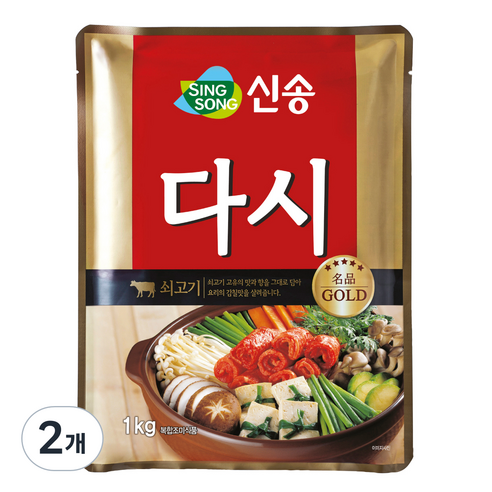 신송 다시, 1kg, 2개