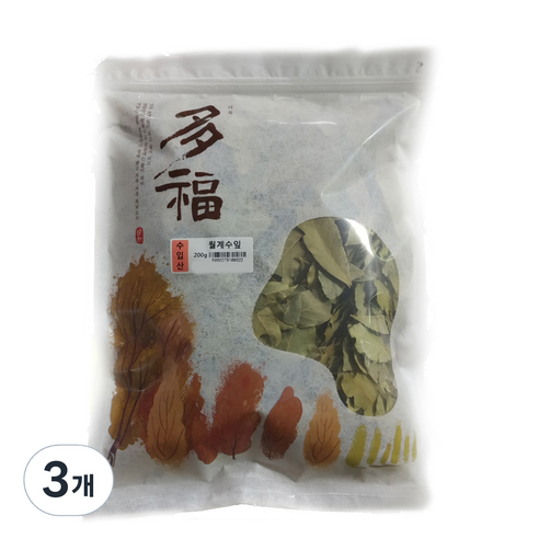 청명약초 월계수잎 차, 200g, 3개