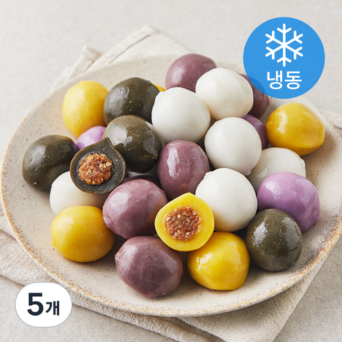 더바른 오색송편 (냉동), 550g, 5개