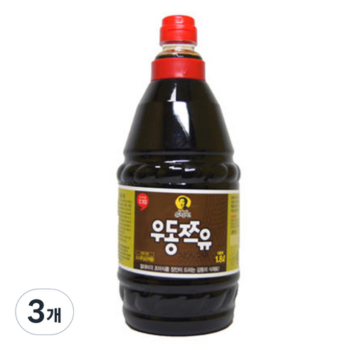 [유경빈 소스] 우동쯔유, 3개, 1.8L