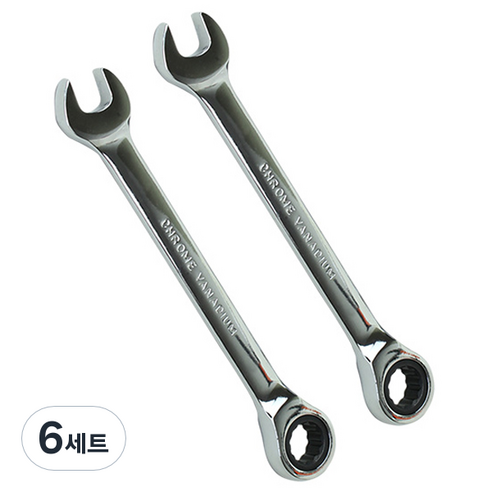 라쳇렌치 1 6mm+7mm, 6세트