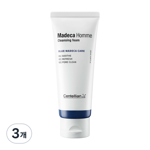 동국제약 센텔리안24 마데카 옴므 클렌징폼, 3개, 120ml
