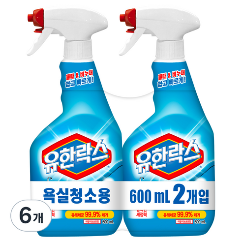 유한양행 욕실청소용 세제, 600ml, 12개