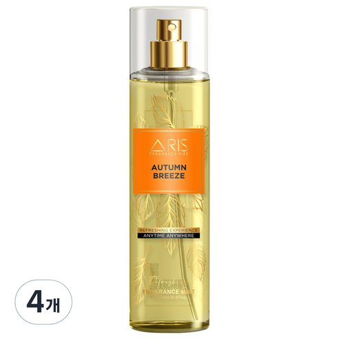 아리스 바디 미스트 어텀 브리즈, 4개, 250ml