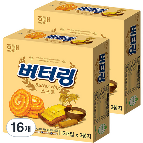 버터링 소프트, 238g, 16개