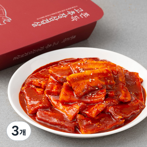 요리락 쫀득 고추장 삼겹살 (냉장), 700g, 3개