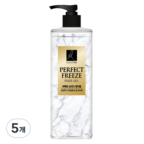 엘라스틴 퍼펙트 프리즈 헤어젤, 450ml, 5개