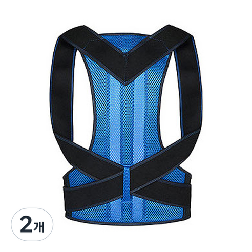 TCR 바른자세 밴드 블루 XS, 2개