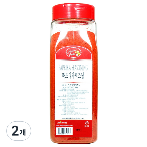 내츄럴스파이스 파프리카 씨즈닝, 450g, 2개