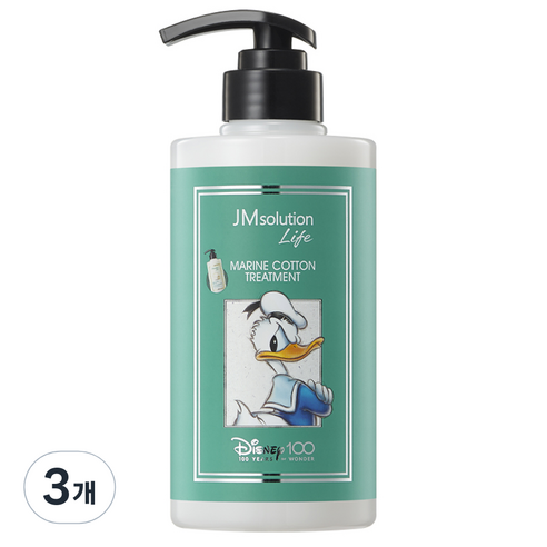 제이엠솔루션 라이프 디즈니100 에디션 마린 코튼 트리트먼트, 3개, 500ml