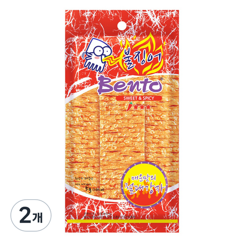 벤토 불징어 어포스낵, 60g, 2개