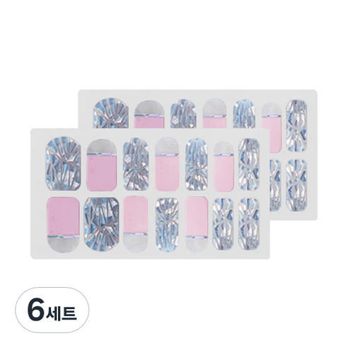 블링블링 네일스티커 걸크러쉬, 018, 6세트