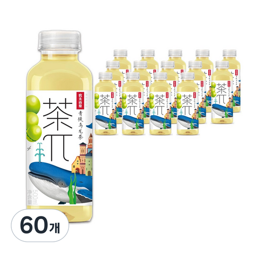 차파이 청포도 우롱차, 60개, 500ml