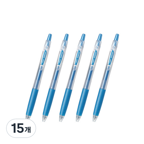 파이롯트 주스 젤잉크펜 0.5mm LJU-10EF, 메탈릭블루, 15개