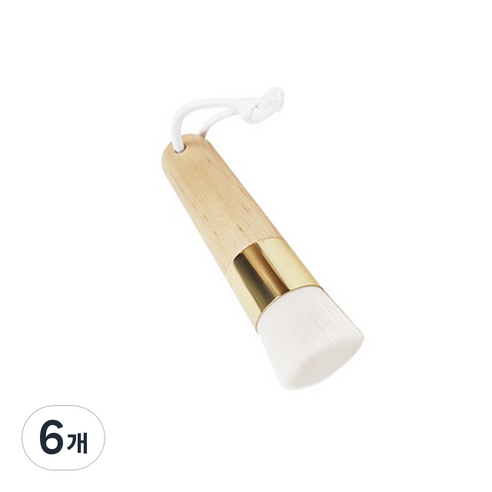 뷰티인뷰티 모공 클렌징 스틱 브러쉬, 혼합색상, 6개