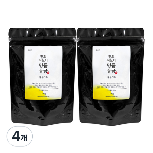 푸르농 진도며느리 명품 울금가루, 100g, 4개