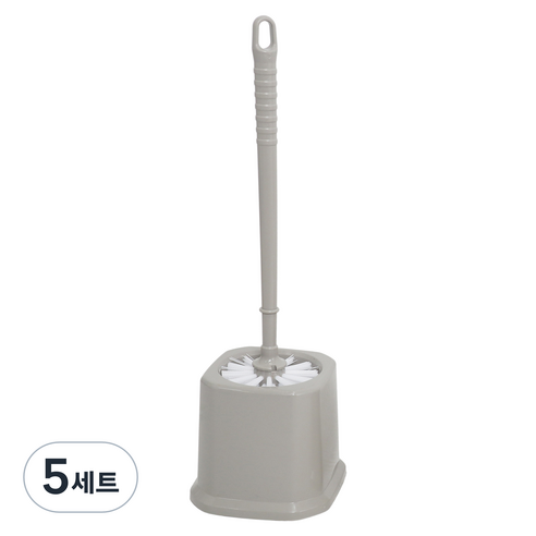 크린메이트 사각통 + 변기솔 세트, 랜덤 발송, 5세트