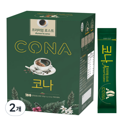 CONA 프리미엄 로스트 아메리카노 커피, 1개, 150개입, 1.6g