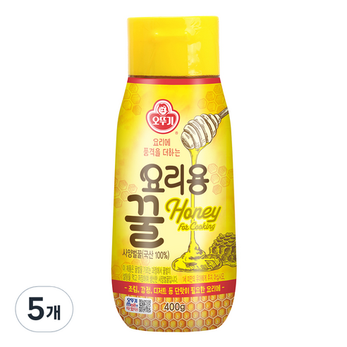 오뚜기 요리용 꿀, 5개, 400g