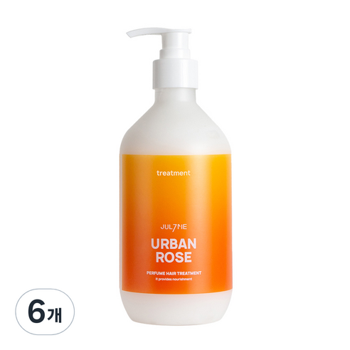줄라이미 퍼퓸 어반로즈 헤어트리트먼트, 6개, 500ml