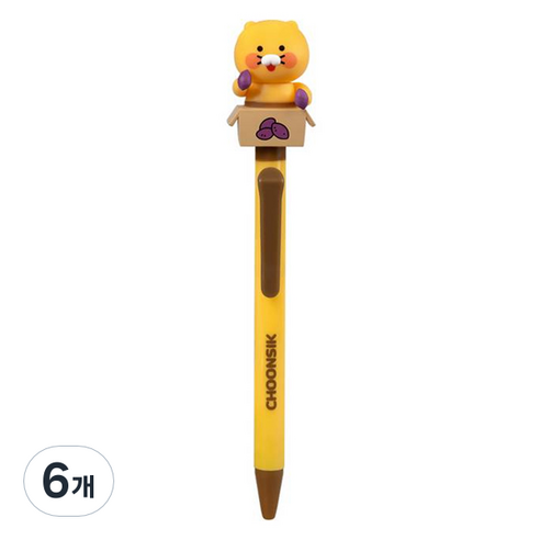 춘식이 액션 볼펜, 고구마, 6개