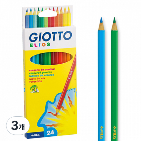 지오토 GIOTTO 엘리오스, 24색, 3개