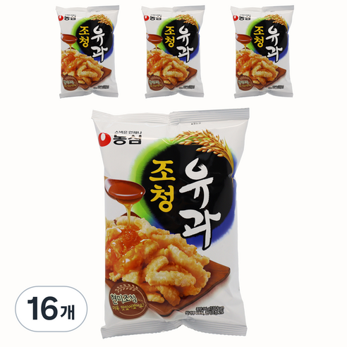 농심 조청 유과, 96g, 16개