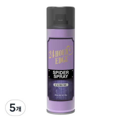 24시간엣지 스파이더 스프레이 익스트림, 5개, 200ml