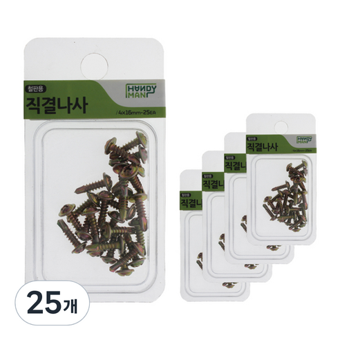 핸디맨 직결나사4 x 16 mm 25p, 25개