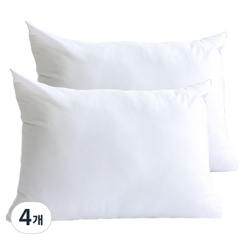믹스앤매치 일반 베개솜 2p, 화이트, 4개