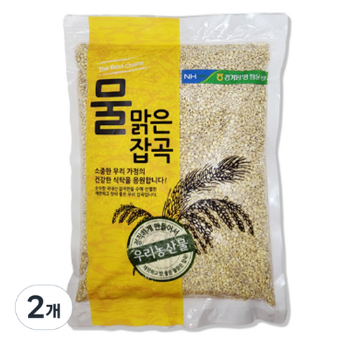 물맑은양평 청운농협 찰보리, 1kg, 2개