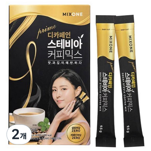 [커피타임나우ㅣ인기상품] 프라임한 선택: 믹스원 디카페인 스테비아 커피믹스로 건강하고 만족스러운 커피 경험 [CoffeeTimeNOWㅣ추천상품]