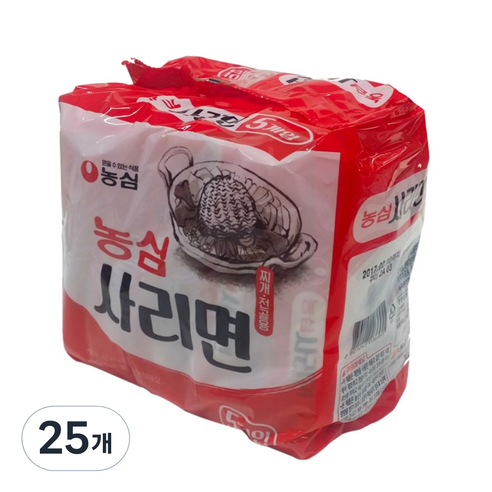 농심 사리면, 25개