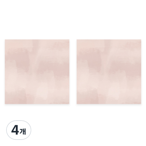 모노라이크 컬러 페인팅 메모지, 05 미스티 로즈, 1개입, 4개