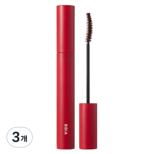삐아 네버 다이 마스카라 익스트림 7g, 3개, 02 슈퍼 브라운