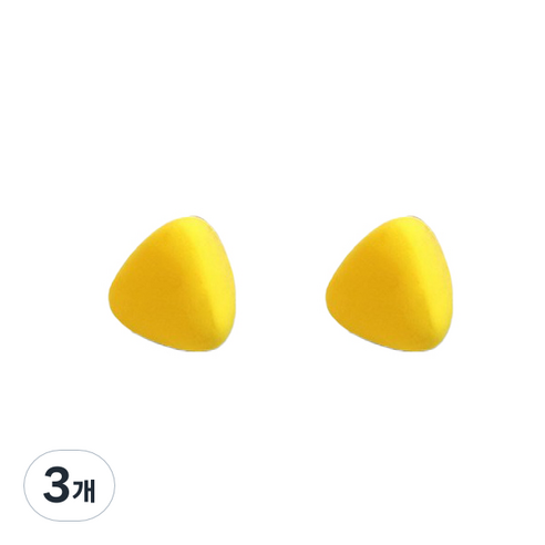 코비츠 커스텀 이어플러그 옐로우 2p, 3개