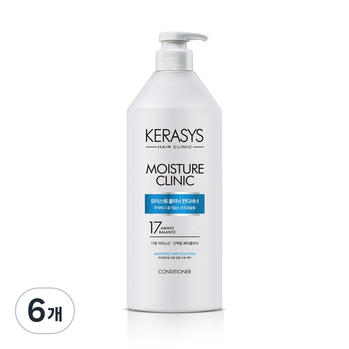 케라시스 모이스춰 클리닉 단백질 컨디셔너 플로럴파우더향, 980ml, 6개