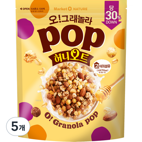 오!그래놀라 허니오트, 480g, 2개