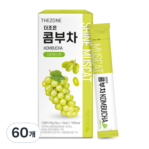 더존건강 더조은 콤부차 샤인머스켓, 5g, 10개입, 6개