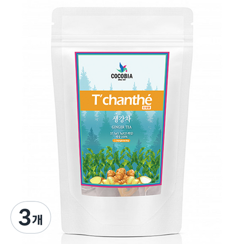 티샹떼 삼각망 생강차, 1.5g, 25개입, 3개