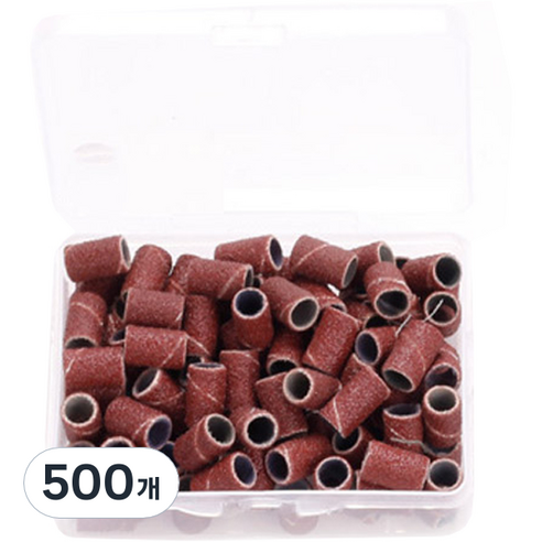 네일 샌딩 밴드 02, 500개, 혼합색상