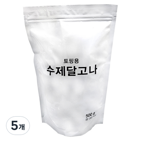 토핑용 수제달고나, 500g, 5개