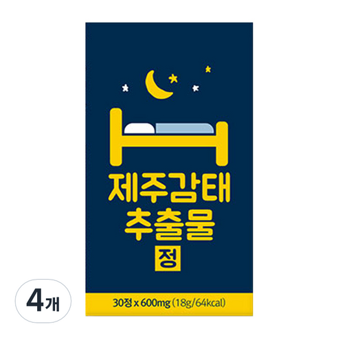 제주감태 추출물 정, 30정, 4개