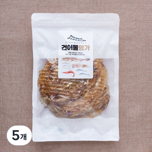 해맑음 조미 쥐치포, 5개, 300g